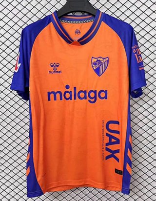 Maillot Malaga extérieur 2025-2026 orange bleu