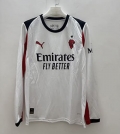 Maillot manches longues AC Milan extérieur 2025-2026 blanc
