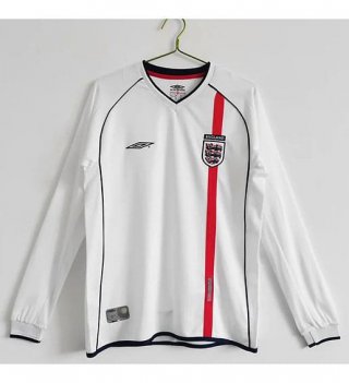 Maillot manches longues Angleterre rétro 2002