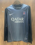 Maillot Manches Longues PSG gardien 2025-2026 noir gris