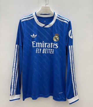 Maillot manches longues Real Madrid third 2025-2026 bleu