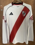 Maillot Manches Longues River Plate domicile 2025-2026 rouge blanc