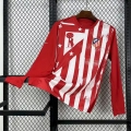 Maillot manches longues training Atletico Madrid 2025-26 rouge blanc