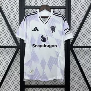 Maillot Manchester United extérieur 2025-2026 blanc violet