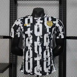 Maillot match édition-spéciale Barcelone 2025-26 blanc noir