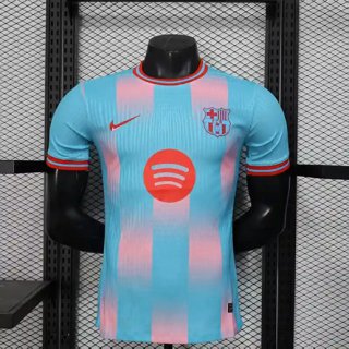 Maillot match edition speciale Barcelone 2025-26 bleu rose