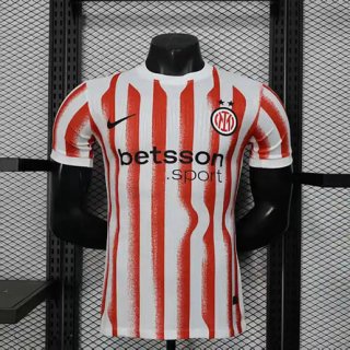 Maillot match édition-spéciale Inter Milan 2025-26 blanc rouge