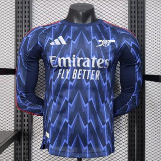 Maillot match manches longues Arsenal extérieur 2025-2026 bleu