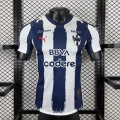 Maillot Match Monterrey domicile 2025-2026 blanc bleu