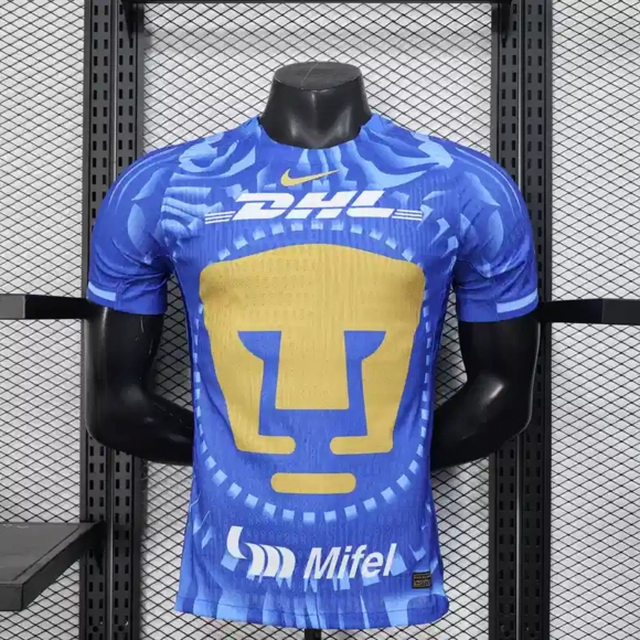 Maillot match Pumas UNAM extérieur 2025-2026 bleu or