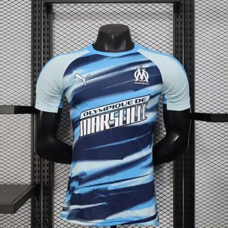 Maillot match training Marseille 2025-2026 bleu noir