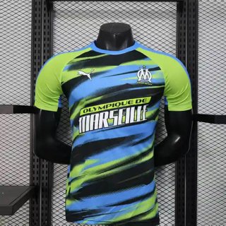 Maillot match training Marseille 2025-2026 bleu vert noir