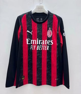 Maillot Milan AC domicile Manches Longues 2025-2026