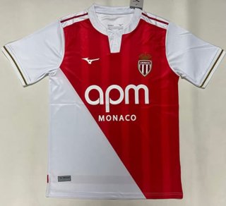 Maillot Monaco domicile 2025-2026 rouge blanc