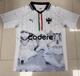 Maillot Monterrey extérieur 2025-2026 blanc bleu
