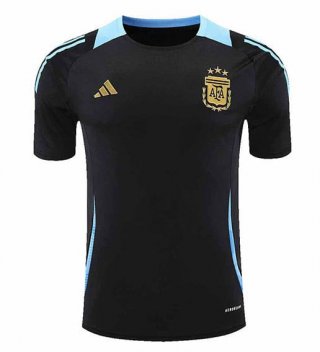 Maillot pré-match Argentine copa america noir 2024