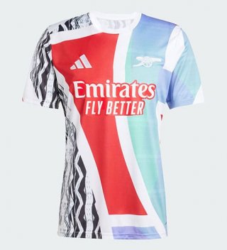 Maillot pré-match Arsenal 2024/2025 multicouleur