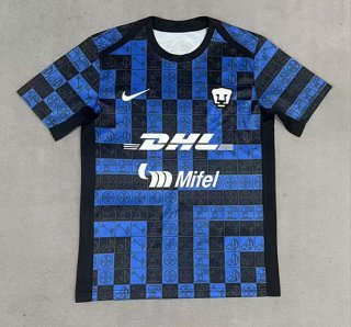 Maillot pre-match Pumas UNAM 2025-26 bleu noir