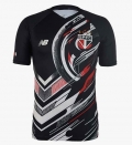 Maillot pré-match Sao Paulo 2025/2026 noir gris