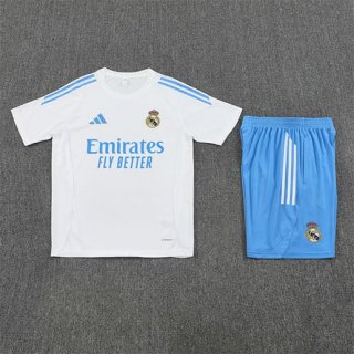 Maillot Real Madrid 2025-26+Short blanc bleu