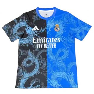 Maillot Real Madrid Concept Bleu noir dragon 2025-2026