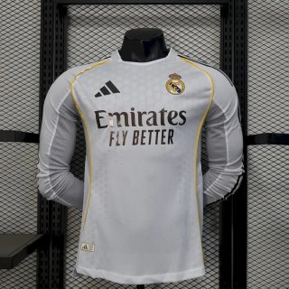 Maillot Real Madrid domicile Manches Longues match 2025-2026