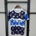 Maillot Real Madrid x LV Bleu Marine 2025-2026