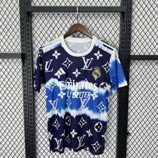 Maillot Real Madrid x LV Bleu Marine 2025-2026