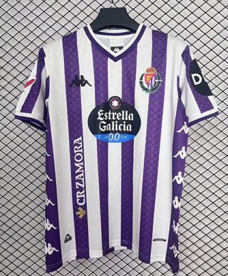 Maillot Real Valladolid domicile 2025-2026 blanc violet