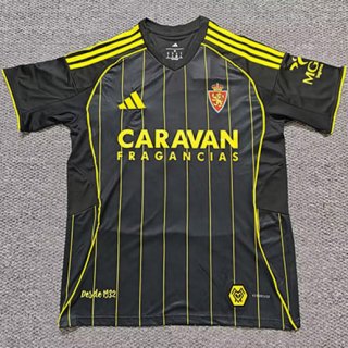 Maillot Real Zaragoza extérieur 2025-2026 noir jaune