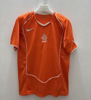 Maillot rétro Pays Bas domicile 2004 orange