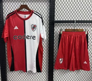 Maillot River Plate third+short rouge blanc 2025-2026