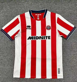 Maillot Sheffield United domicile 2025-2026 rouge blanc