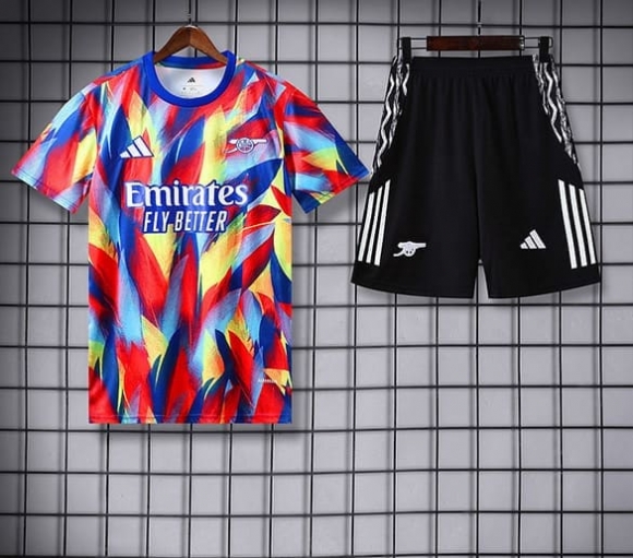 Maillot training Arsenal+short multicouleur 2025-2026