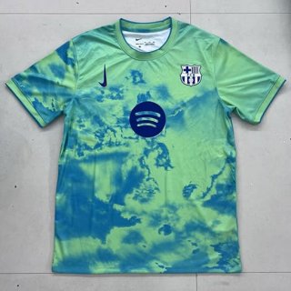 Maillot Training Barcelone 2025-26 vert bleu