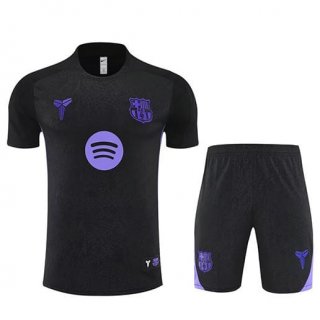 Maillot Training Barcelone+short noir 2025-2026