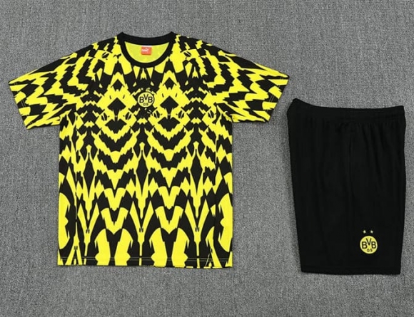 Maillot training Dortmund+short jaune noir 2025-2026