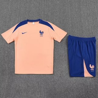 Maillot training France rose+short bleu 2025/2026