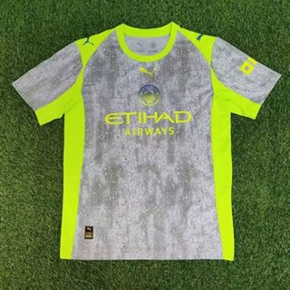 Maillot Training Manchester City 2025-26 gris vert