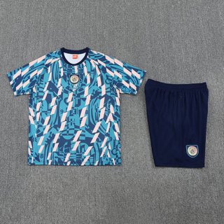 Maillot training Manchester City bleu+short 2025-2026