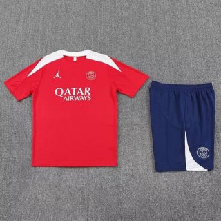 Maillot training PSG rouge+short bleu 2025/2026