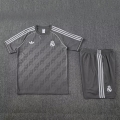 Maillot training Real Madrid+short gris 2025-2026