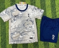 Maillot Training Tottenham+Short 2025-26 gris bleu