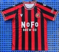 Maillot Walsall FC domicile 2025-2026 rouge noir