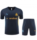 Maillot Training Marseille+Short bleu 2024/2025