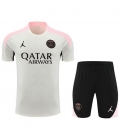 Maillot Training PSG+Short Beige noir 2024/2025