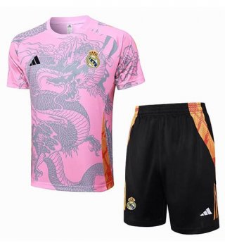 Maillot Training Real Madrid+Short rose noir 2024/2025