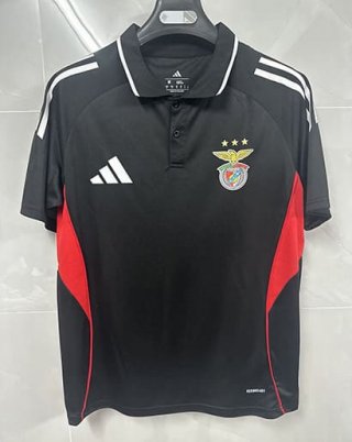 Polo Benfica 2025-2026 noir rouge
