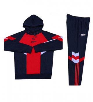 Sweat à capuche Arsenal+pantalon rouge bleu 2024/25