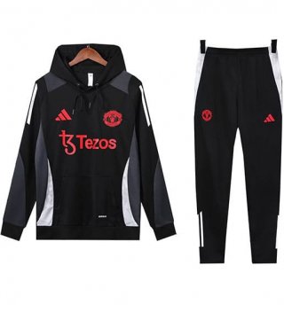 Sweat à capuche Manchester United+pantalon noir 2024/2025